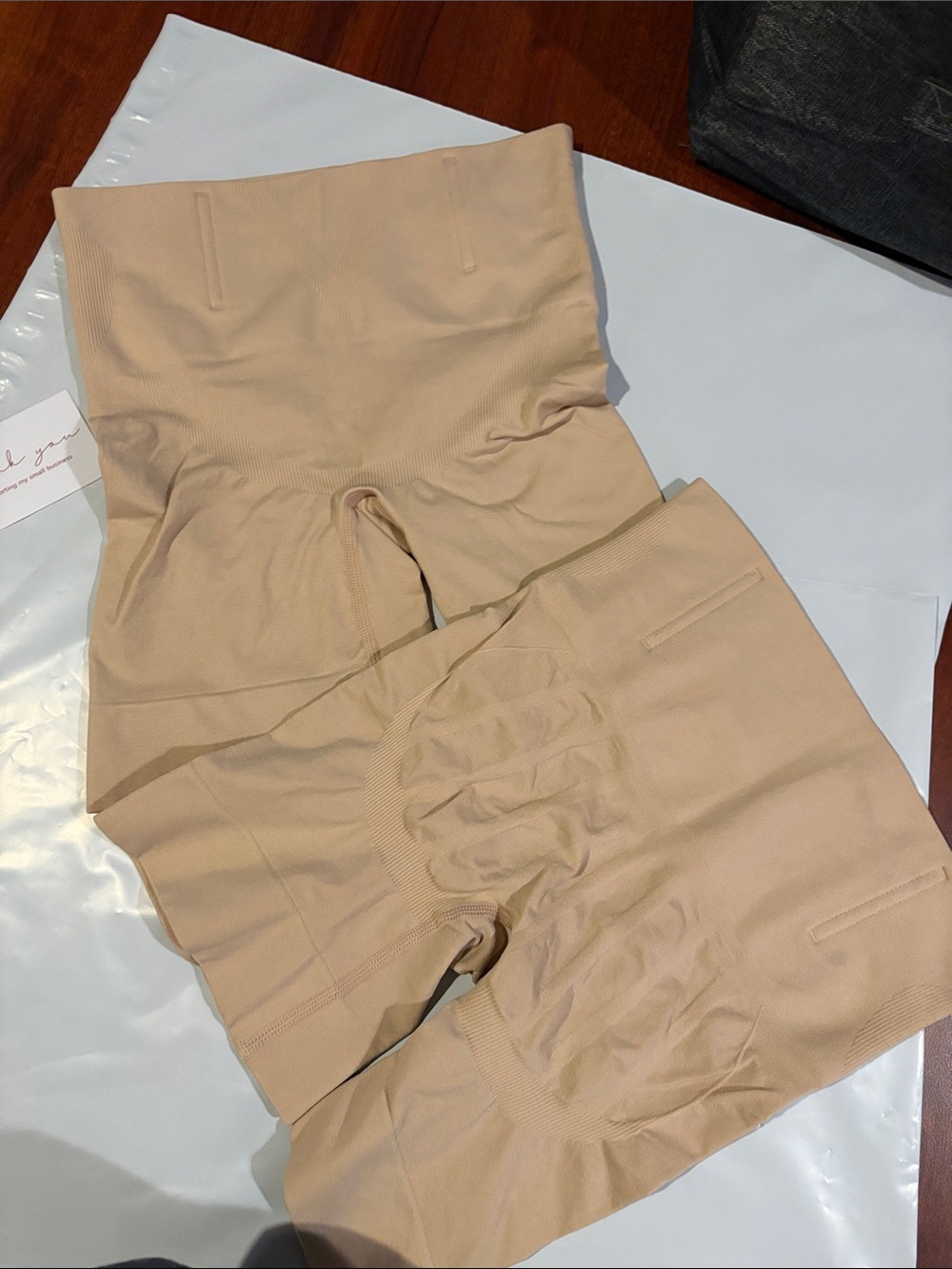 High-Waist Shaping Shorts in Nude 2 pack